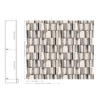 W949/01 Quadrata Oxide Tsauri Wallpaper by Black Edition