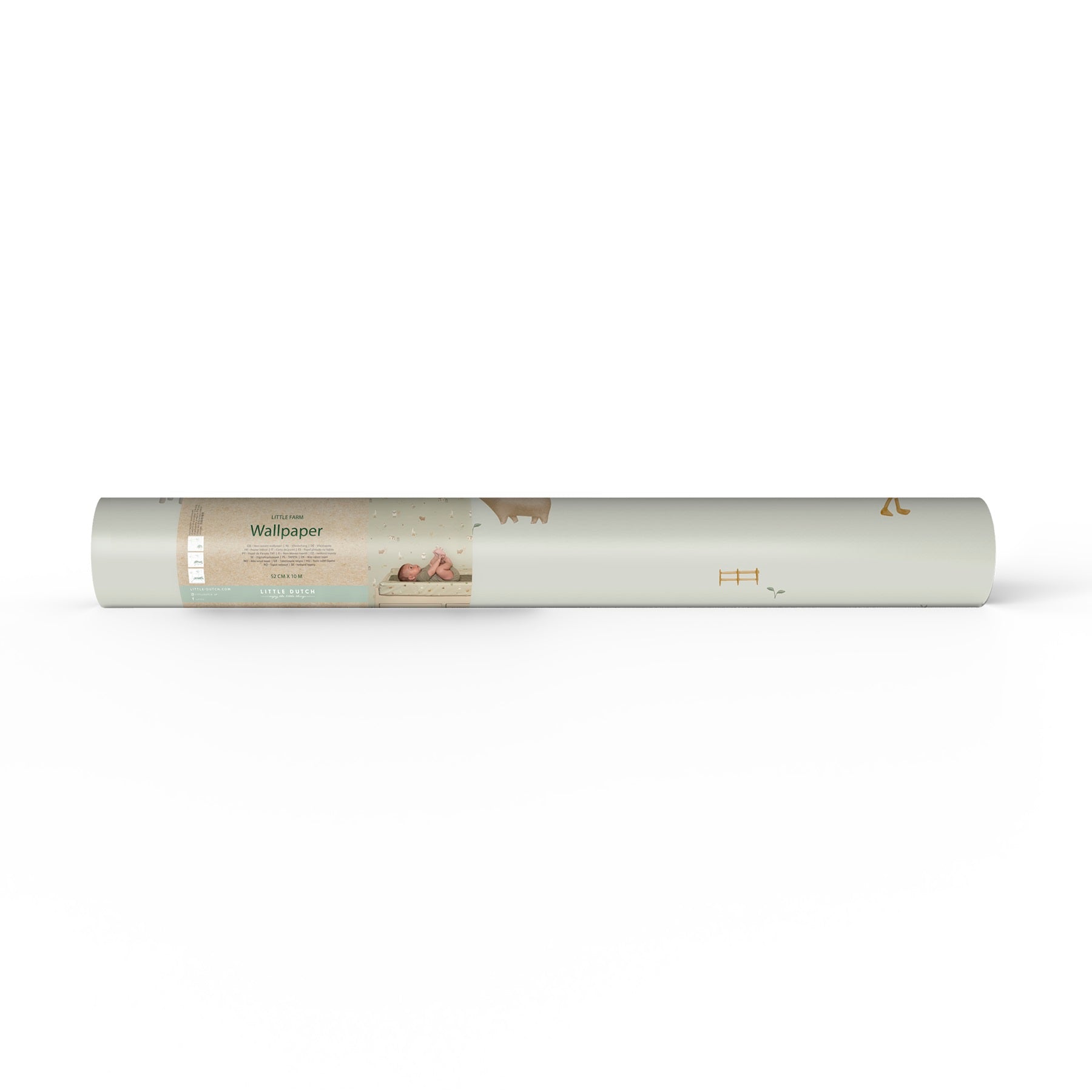 WD110022 Little Farm Multicolour Wallpaper by Little Dutch