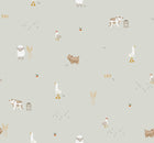 WD110022 Little Farm Multicolour Wallpaper by Little Dutch