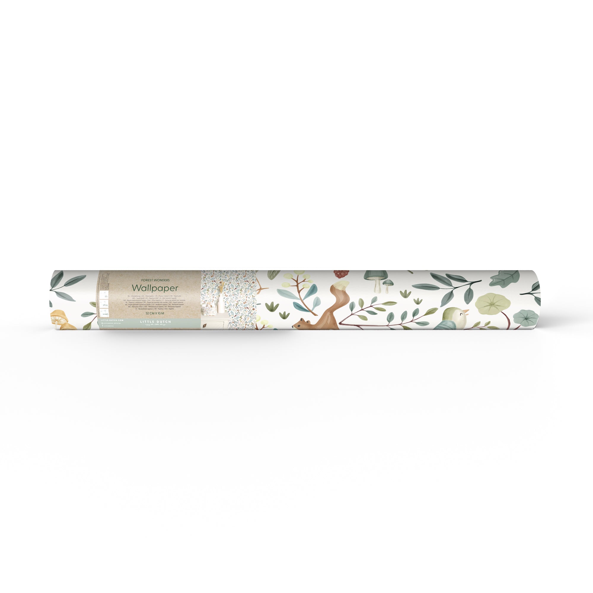 WD110030 Forest Wonders Multicolour Wallpaper by Little Dutch