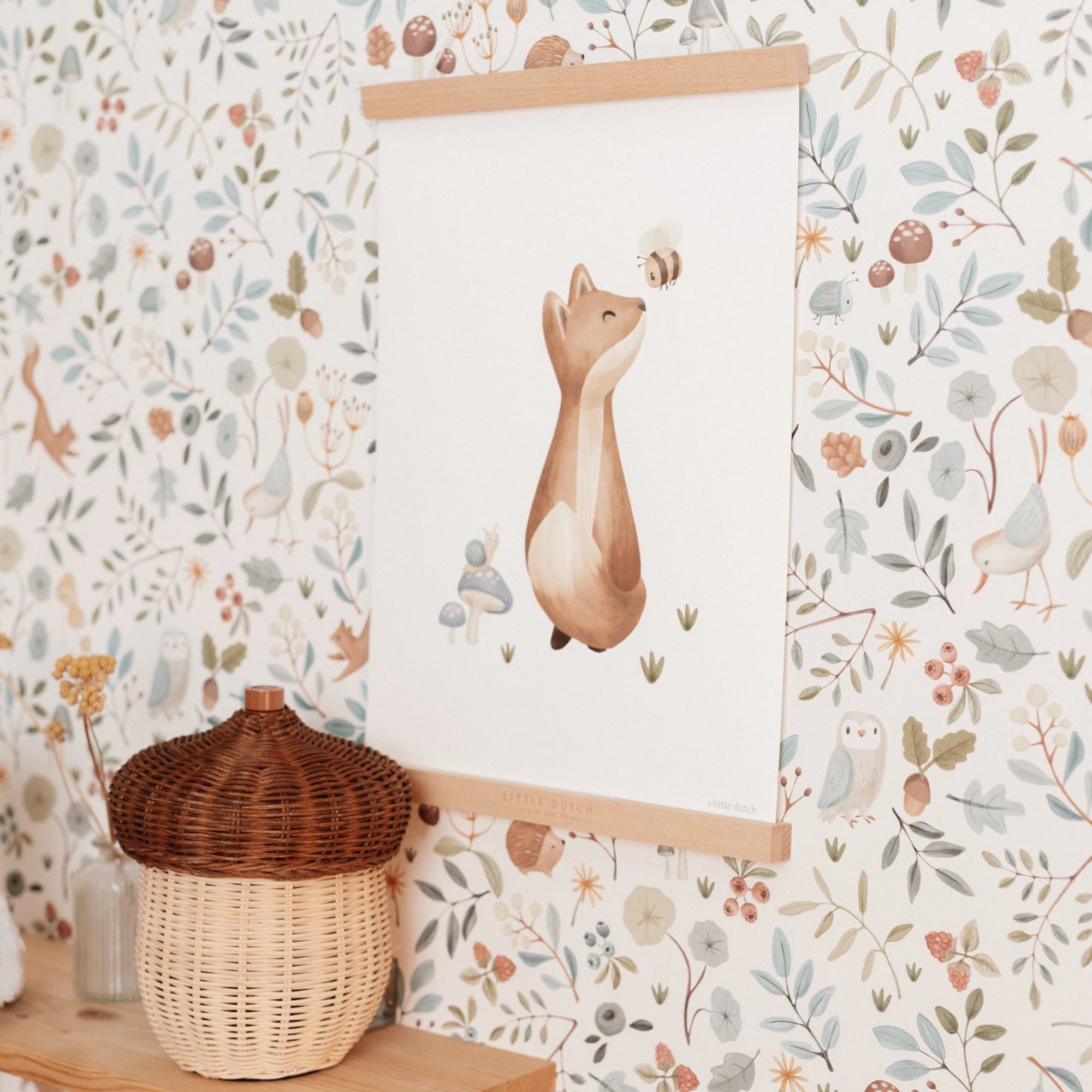 WD110030 Forest Wonders Multicolour Wallpaper by Little Dutch