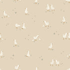 WD110032 Vliesbehang Little Goose Natural Beige/white Wallpaper by Lit