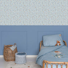 WD114030 Forest Adventure Blue/green Wallpaper by Little Dutch