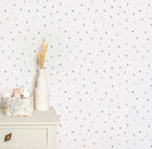 WD119030 Forest Treasures White/blue Wallpaper by Little Dutch