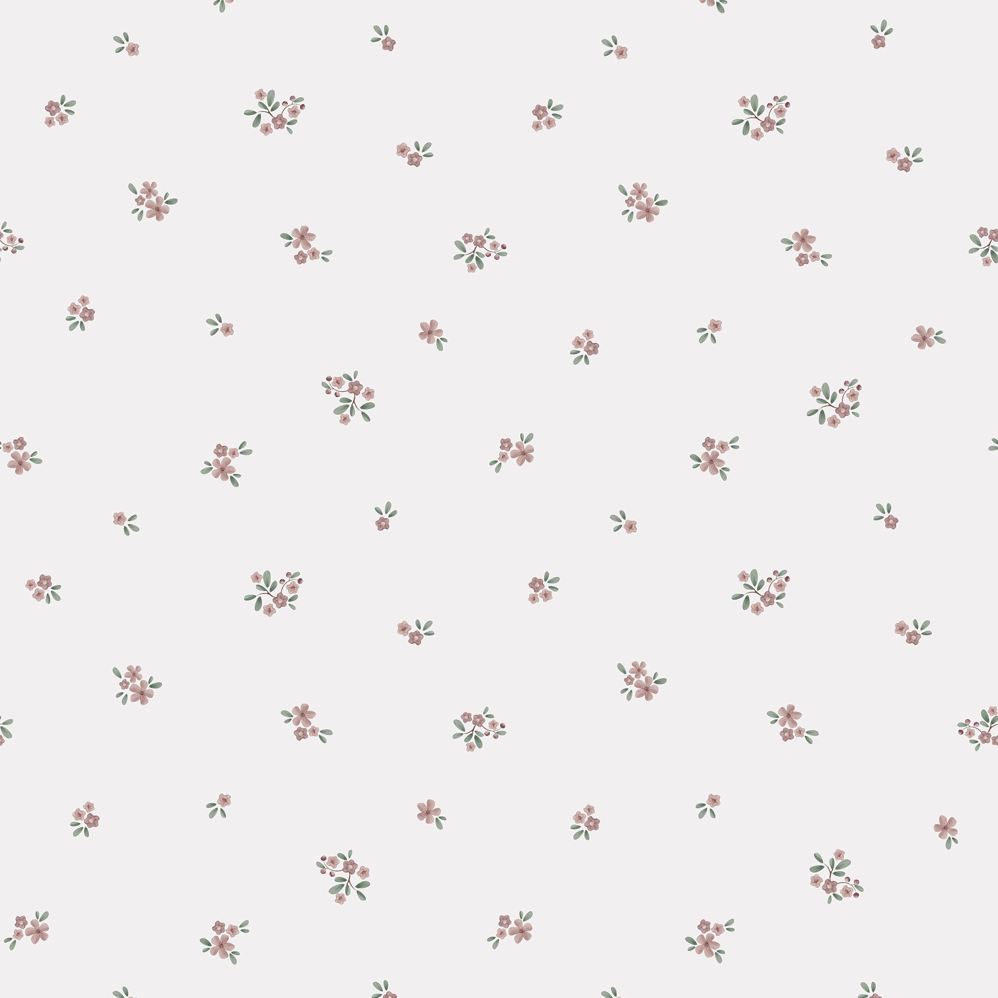 WD119031 Fairy Blossom White/pink Wallpaper by Little Dutch