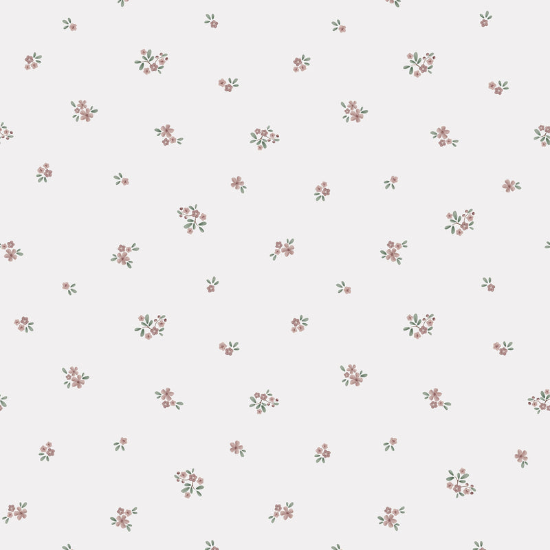 WD119031 Fairy Blossom White/pink Wallpaper by Little Dutch