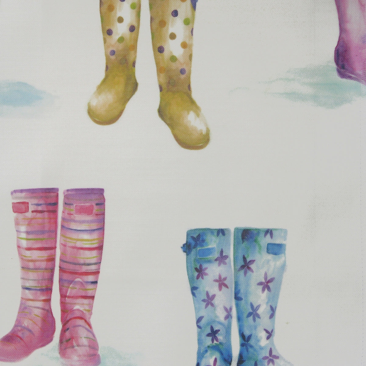 Welly Boots Cream Wallpaper by Voyage Maison | WELLYBO/WPO/CRE