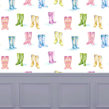 Welly Boots Cream Wallpaper by Voyage Maison | WELLYBO/WPO/CRE