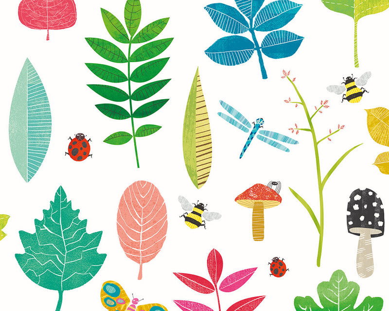 WGU50101W Forest Floor Juicy Fruit Wallpaper by Ohpopsi