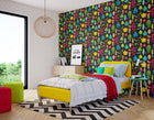WGU50102W Forest Floor Liquorice Wallpaper by Ohpopsi