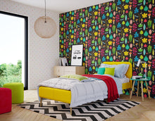 WGU50102W Forest Floor Liquorice Wallpaper by Ohpopsi