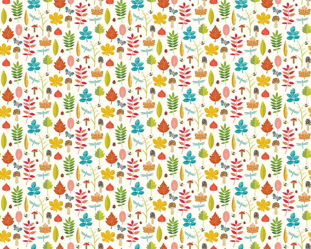 WGU50103W Forest Floor Marmalade Wallpaper by Ohpopsi