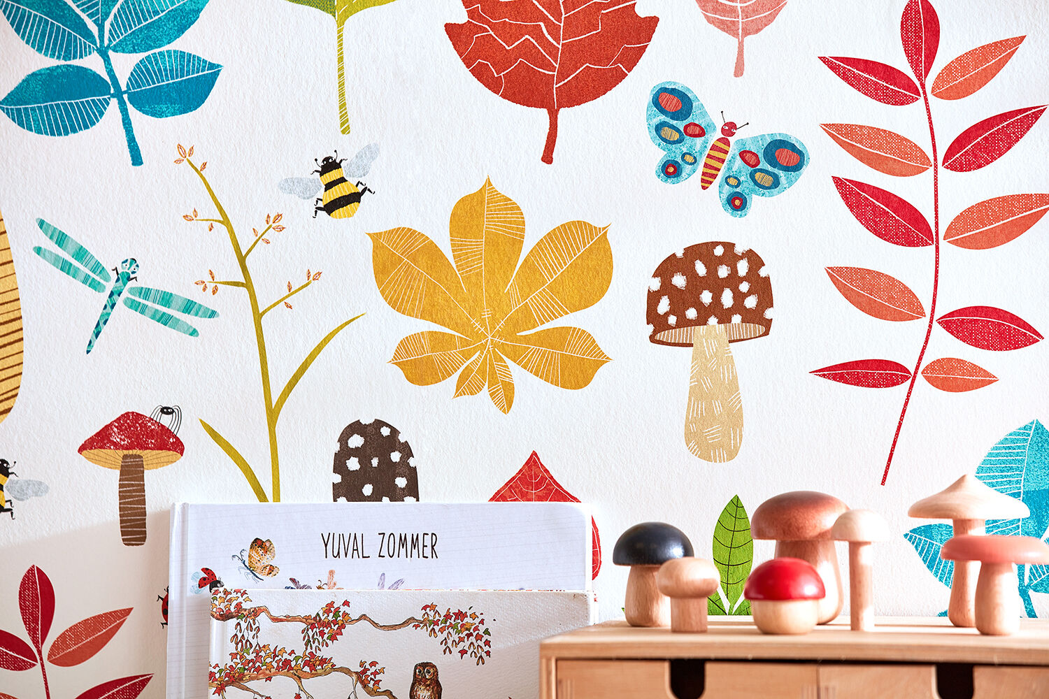 WGU50103W Forest Floor Marmalade Wallpaper by Ohpopsi
