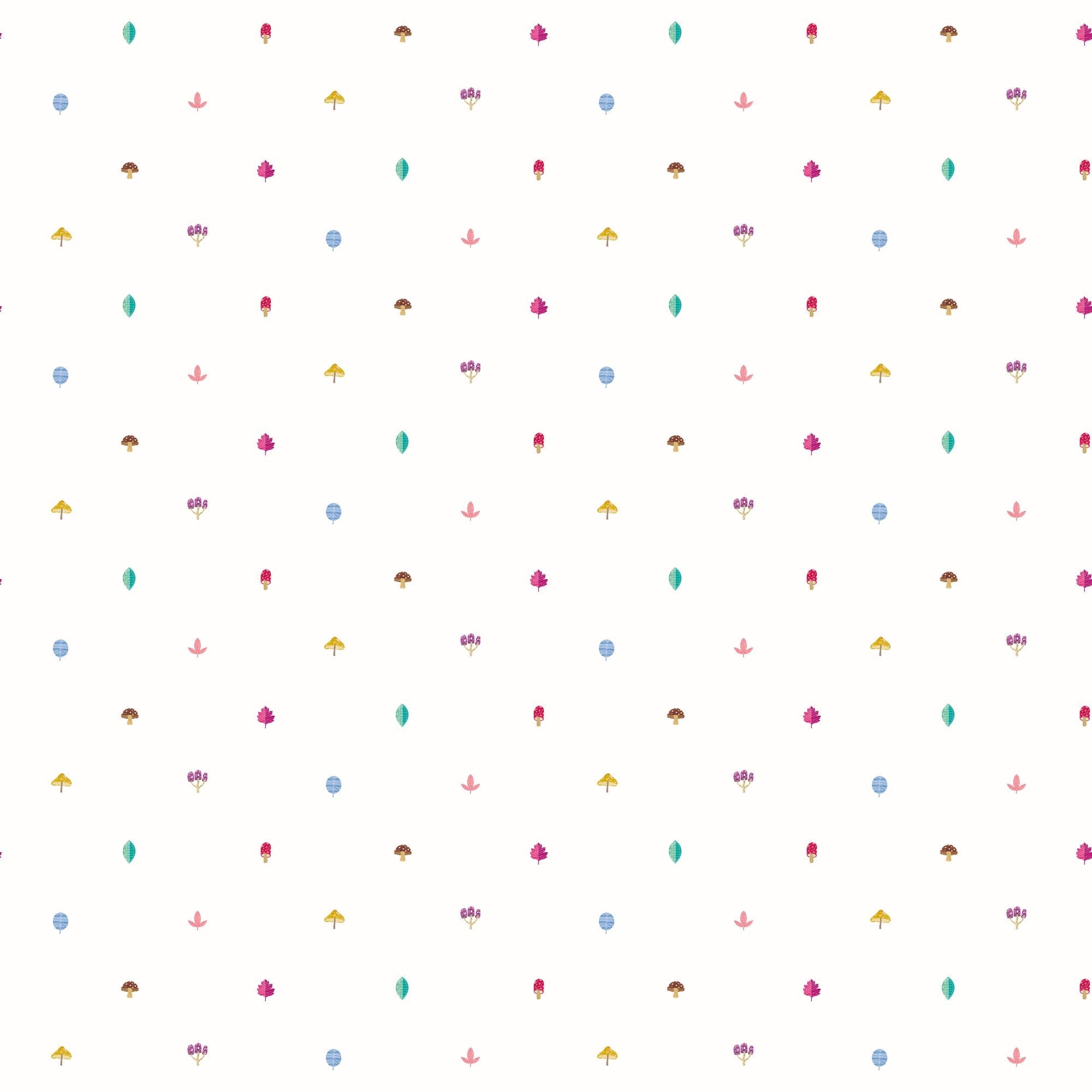 WGU50107W Forest Spot Dolly Mixture Wallpaper by Ohpopsi