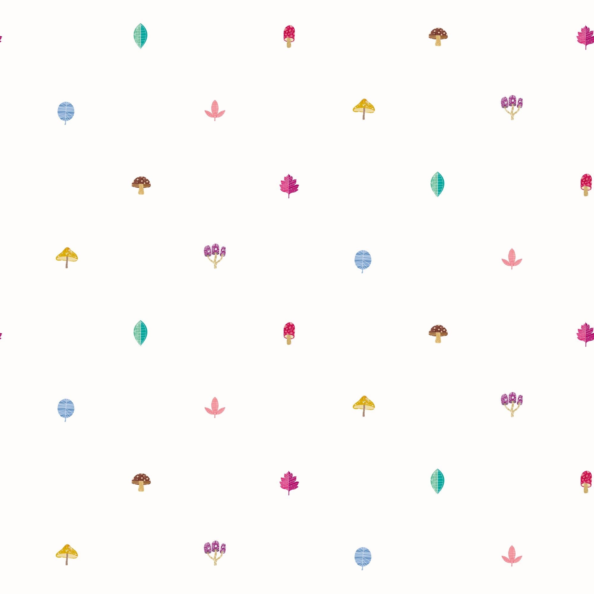 WGU50107W Forest Spot Dolly Mixture Wallpaper by Ohpopsi