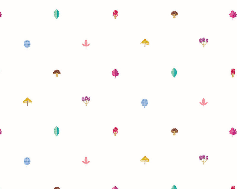 WGU50107W Forest Spot Dolly Mixture Wallpaper by Ohpopsi