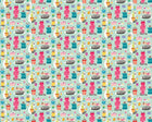 WGU50108W Kitten Kaboodle Spearmint Wallpaper by Ohpopsi