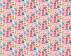 WGU50109W Kitten Kaboodle Bubblegum Wallpaper by Ohpopsi
