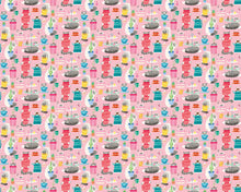 WGU50109W Kitten Kaboodle Bubblegum Wallpaper by Ohpopsi