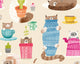 Kitten Kaboodle Marshmallow When I Grow Up Wallpaper by Ohpopsi
