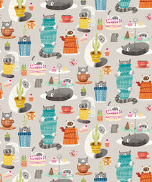 WGU50112W Kitten Kaboodle Peanut Butter Wallpaper by Ohpopsi