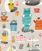 WGU50112W Kitten Kaboodle Peanut Butter Wallpaper by Ohpopsi
