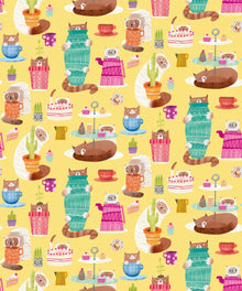 WGU50113W Kitten Kaboodle Dandelion Wallpaper by Ohpopsi