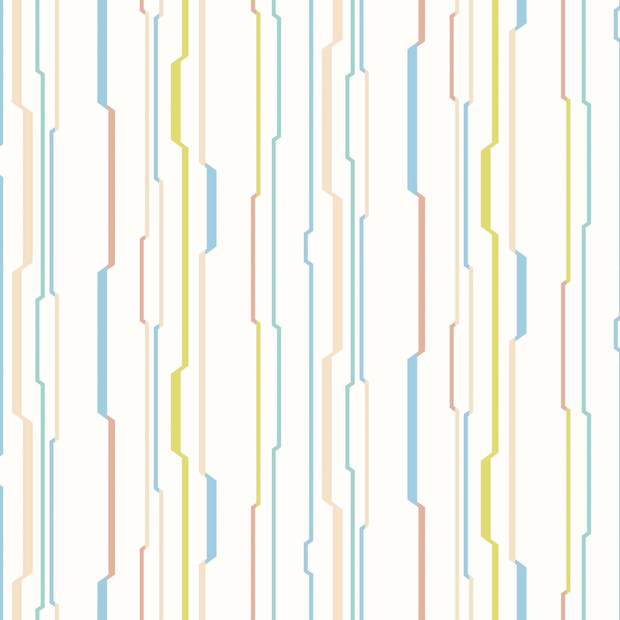 WGU50116W Wibble Wobble Marshmallow Wallpaper by Ohpopsi