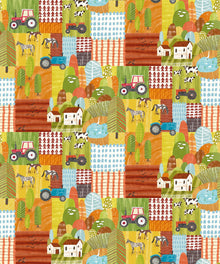 WGU50119W Down On The Farm Orange Crush Wallpaper by Ohpopsi
