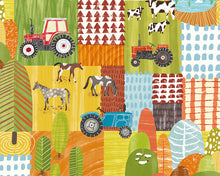 WGU50119W Down On The Farm Orange Crush Wallpaper by Ohpopsi