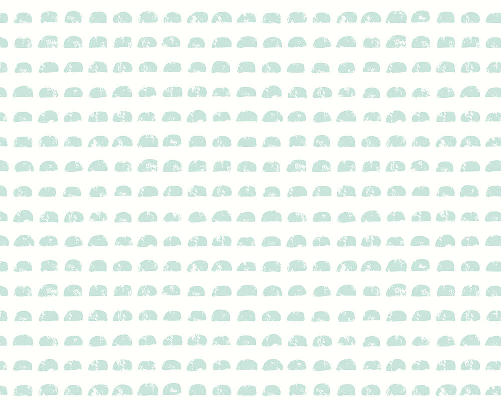 WGU50122W Hale Bale Soft Teal Wallpaper by Ohpopsi