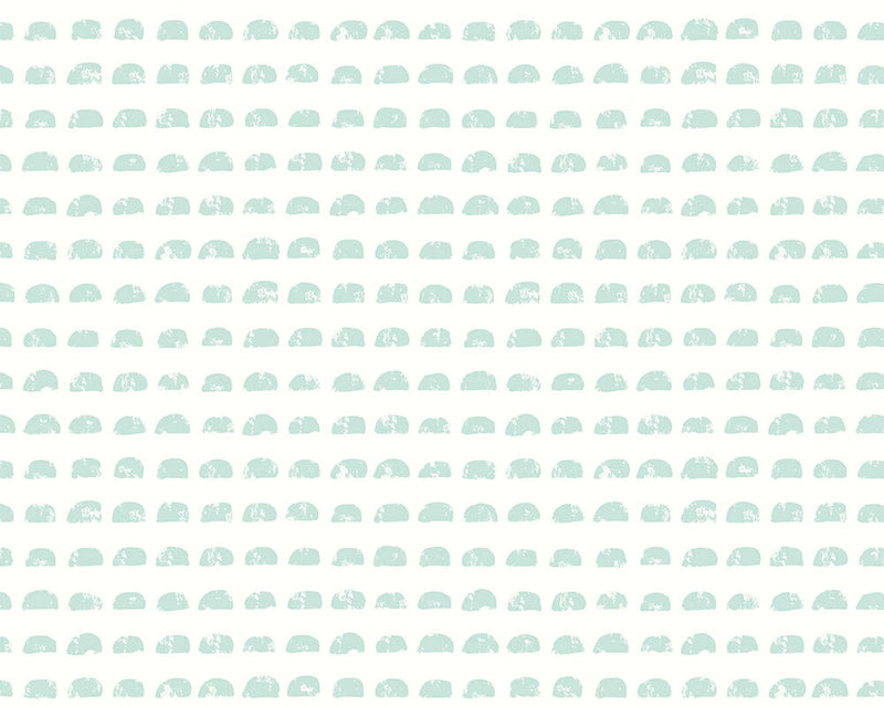 WGU50122W Hale Bale Soft Teal Wallpaper by Ohpopsi