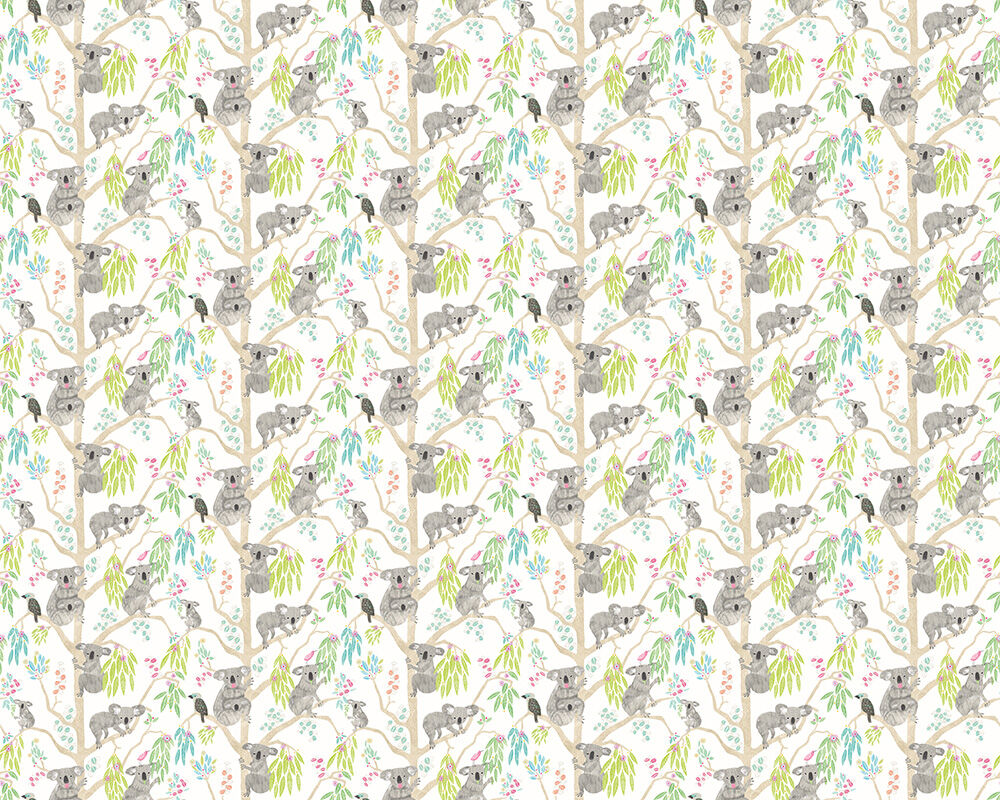 WGU50127W Kooka Koala Candy Apple Wallpaper by Ohpopsi