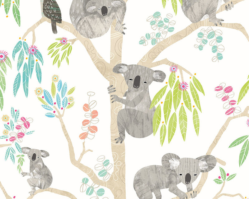 WGU50127W Kooka Koala Candy Apple Wallpaper by Ohpopsi