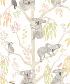 WGU50128W Kooka Koala Flamingo Wallpaper by Ohpopsi