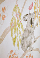 WGU50128W Kooka Koala Flamingo Wallpaper by Ohpopsi