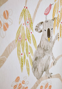 WGU50128W Kooka Koala Flamingo Wallpaper by Ohpopsi