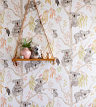 WGU50128W Kooka Koala Flamingo Wallpaper by Ohpopsi