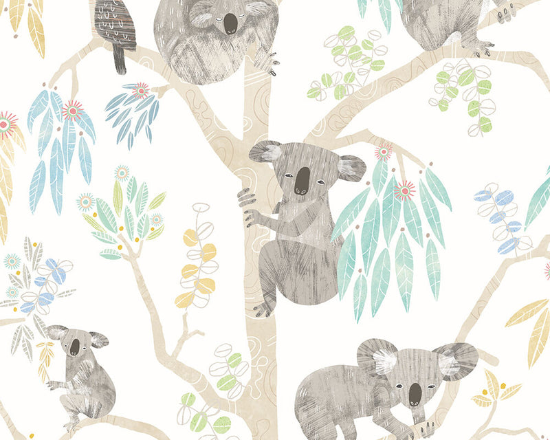 WGU50129W Kooka Koala Sky Wallpaper by Ohpopsi