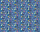 WGU50132W Beneath The Waves Lapis Wallpaper by Ohpopsi