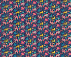 WGU50133W Samba Safari Ink & Cerise Wallpaper by Ohpopsi