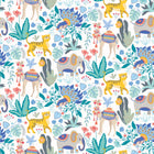 WGU50134W Samba Safari Cornflower Wallpaper by Ohpopsi