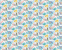 WGU50134W Samba Safari Cornflower Wallpaper by Ohpopsi