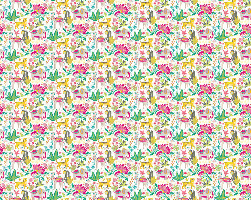 WGU50135W Samba Safari Fruit Salad Wallpaper by Ohpopsi