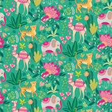 WGU50136W Samba Safari Emerald Twist Wallpaper by Ohpopsi