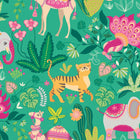 WGU50136W Samba Safari Emerald Twist Wallpaper by Ohpopsi