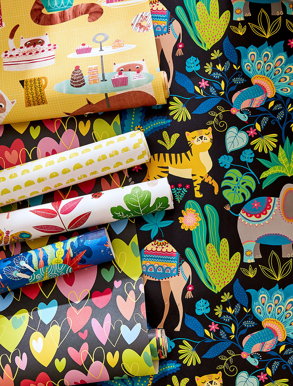 WGU50137W Samba Safari Aniseed Twist Wallpaper by Ohpopsi