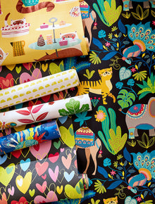 WGU50137W Samba Safari Aniseed Twist Wallpaper by Ohpopsi