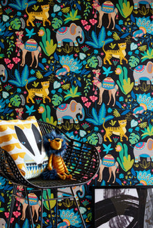 WGU50137W Samba Safari Aniseed Twist Wallpaper by Ohpopsi