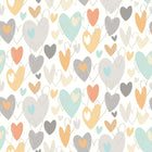 WGU50138W Pop Hearts Honey Mallow Wallpaper by Ohpopsi
